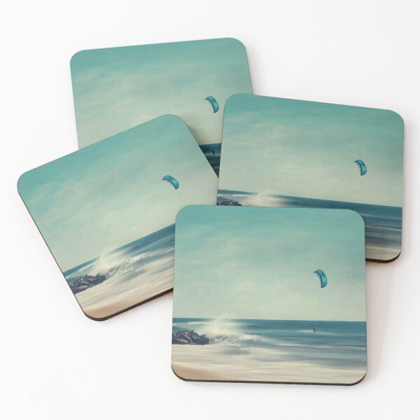 Item preview, Kite Surfer On The Atlantic designed and sold by Dyrk Wyst Redbubble Shop.