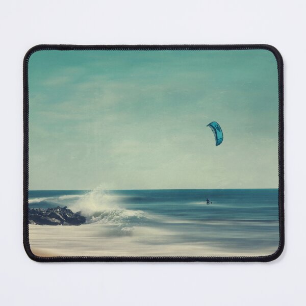 Item preview, Kite Surfer On The Atlantic designed and sold by Dyrk Wyst Redbubble Shop.