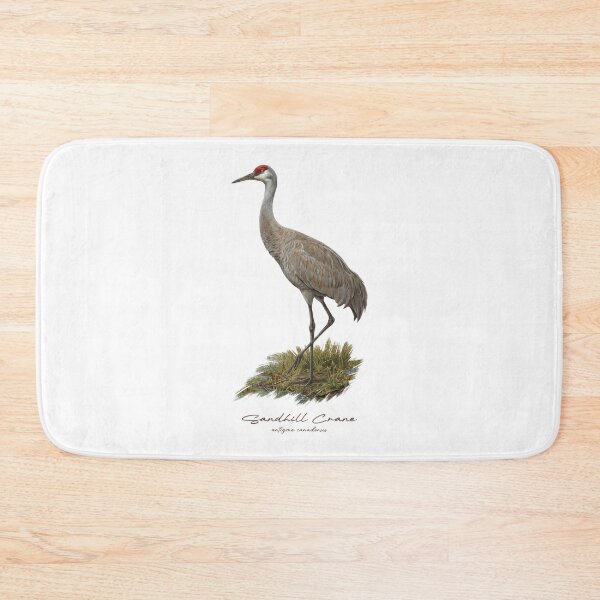 Item preview, Sandhill Crane on Riverbank Bird Illustration designed and sold by Takeda-art.