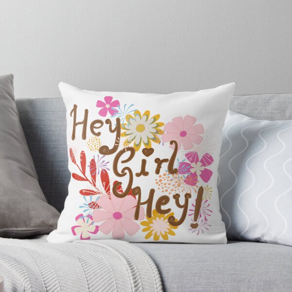 Item preview, Hey girl floral sticker  designed and sold by Navitaloves.