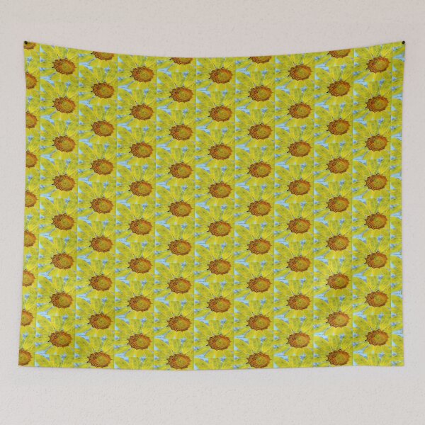 Item preview, Baby Blues N Sunflower- Cecile Grace Charles-Sunflower Project designed and sold by CecileCharles.
