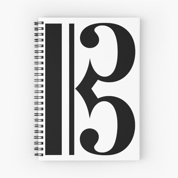 Item preview, C Clef Music Symbol - Minimalist Alto Clef Design designed and sold by lematworks.