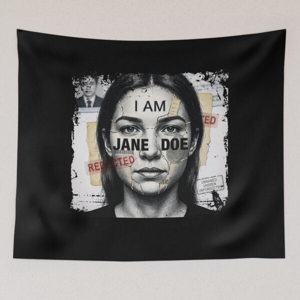 Item preview, I Am Jane Doe Anonymous Woman Identity Statement designed and sold by Decoration Ideas.