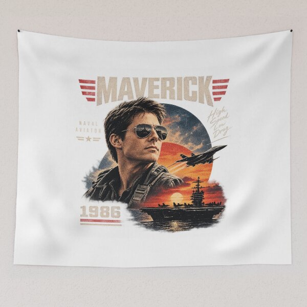 Item preview, Top Gun Maverick Tom Cruise Aviador Naval Clásico designed and sold by Fashvora.