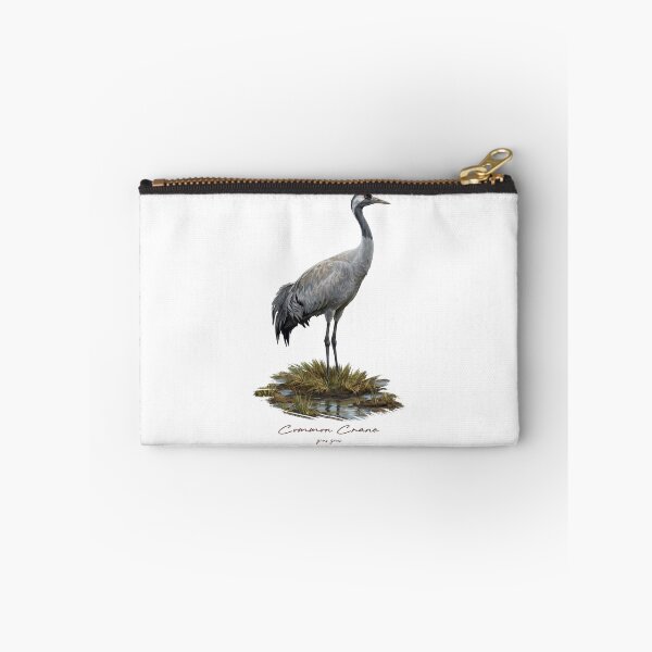 Item preview, Common Crane in Marsh Wetland Bird Illustration designed and sold by Takeda-art.