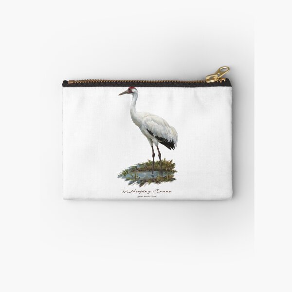 Item preview, Whooping Crane on Riverbank Bird Illustration designed and sold by Takeda-art.