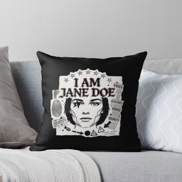 Item preview, I Am Jane Doe Feminist Identity Typography designed and sold by Decoration Ideas.