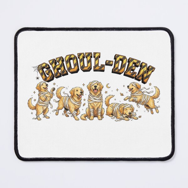 Item preview, Funny Mummy Golden Retriever T-Shirt – Halloween Dog Wrapped in Bandages designed and sold by elisarasada.
