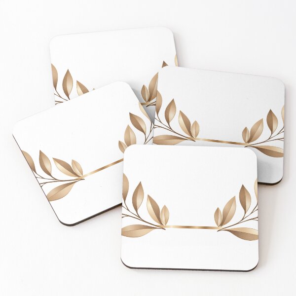 Item preview, Elegant Minimalist Golden Leaf Branch Design designed and sold by takeng07.