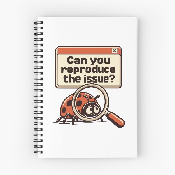 Artikelvorschau, Können Sie das Problem reproduzieren? Retro Bug Detective Grafik entworfen und verkauft von ThreadQuirk.