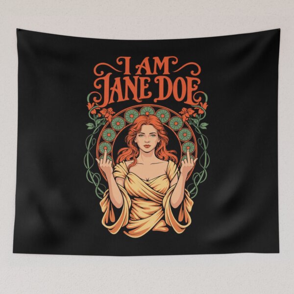 Aperçu de l'œuvre Je suis Jane Doe créée et vendue par Decoration Ideas.