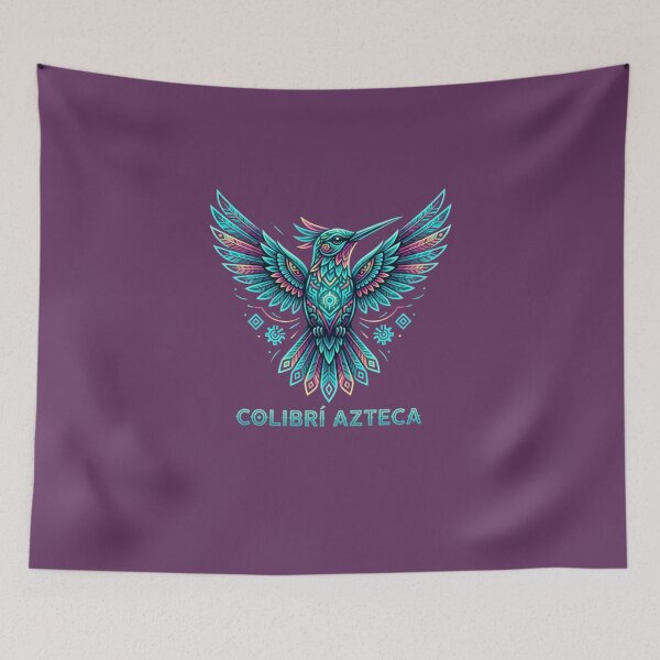 Item preview, Colibrí Azteca - Místico y Vibrante | Arte Mexicano Tribal designed and sold by obalartsMerch.