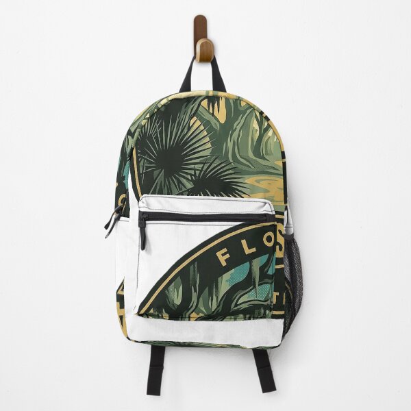 Item preview, Anastasia State Park Florida Retro Oak Canopy Vintage Badge Sticker designed and sold by DetourDgn.