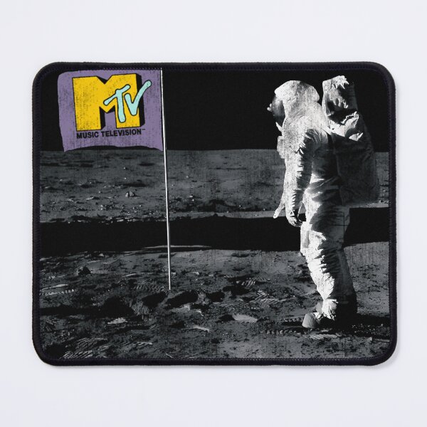 Item preview, Mtv Man On The Moon Flag designed and sold by zodiacdesigns24.