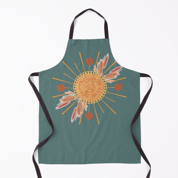 Item preview, Mystic Gold Aztec Sun Mandala designed and sold by PaniKulka.
