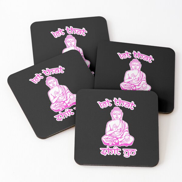 Item preview, Retro Pink Zen Meditation Buddha Art designed and sold by Van3dbuThucl.