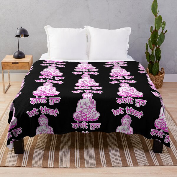 Item preview, Retro Pink Zen Meditation Buddha Art designed and sold by Van3dbuThucl.