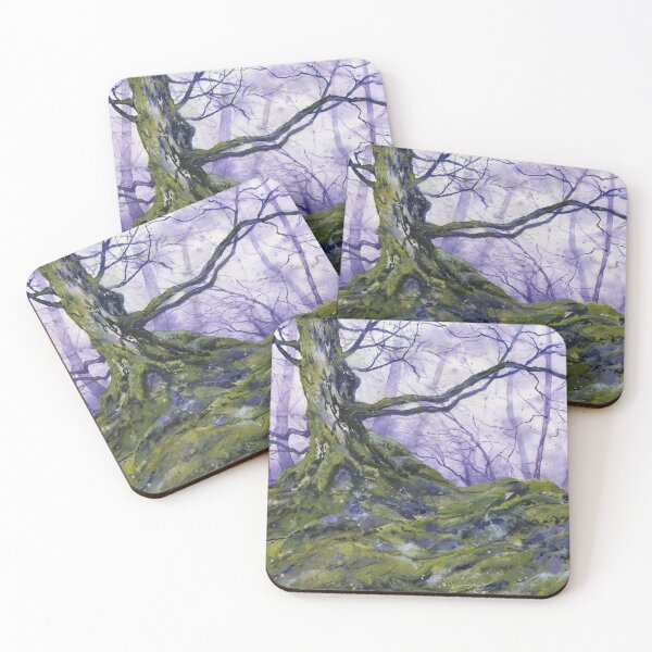 Item preview, The Ancient Mossy Tree Watercolor designed and sold by paulaiakwarele.