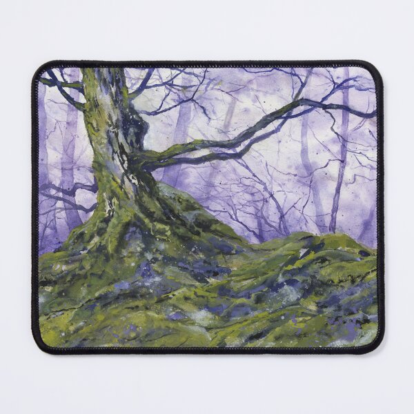 Item preview, The Ancient Mossy Tree Watercolor designed and sold by paulaiakwarele.