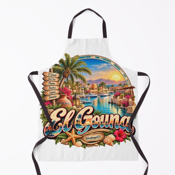 Item preview, El Gouna Egypt – Lagoons, Marina & Red Sea designed and sold by Wandervogel123.