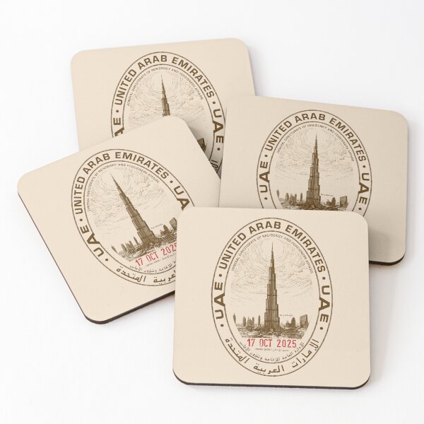 Item preview, Passport Stamp - United Arab Emirates designed and sold by travelwitheric.