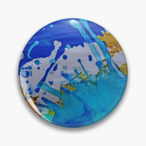 Item preview, Blue Splash Abstract Water Sky Migrating Geese designed and sold by lidafrederikse.