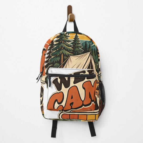 Item preview, Weekend Camping Loading – Vintage Tent, Campfire & Mountain Sunset designed and sold by urbinet.