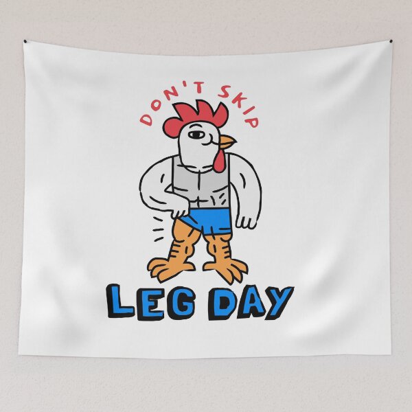 Item preview, Don't Skip Leg Day designed and sold by monkik.