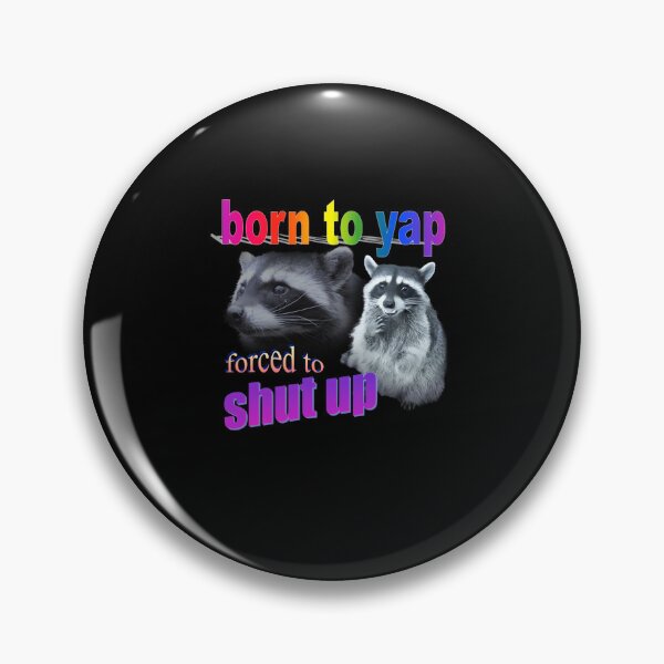 Item preview, Funny Crying Raccoon Sarcastic Meme Art designed and sold by TrongDumrf.