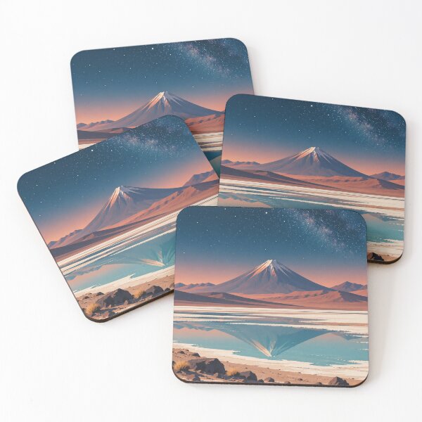 Item preview, Atacama Desert Chile – Contemporary Night Sky Travel Poster designed and sold by ChicClicker.