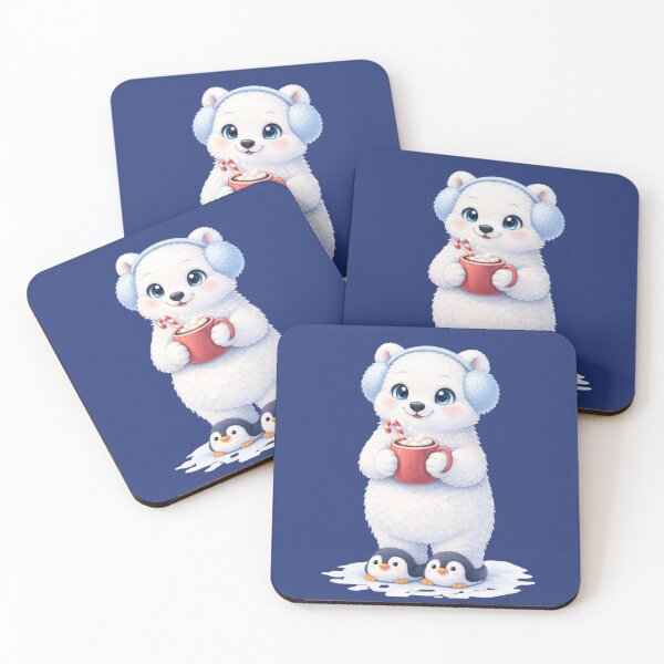 Item preview, Cute Polar Bear Christmas designed and sold by inspired-works.