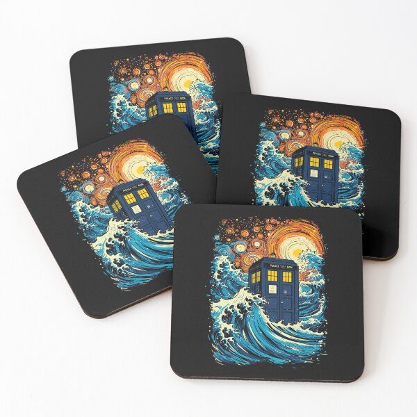 Item preview, The-Great-Kanagawa-Wave-And-The-Blue-Box designed and sold by horanrhe.