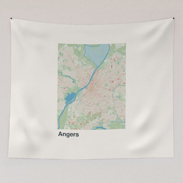 Item preview, Angers Minimalistic Map Art designed and sold by MapsNerd.