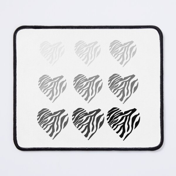 Item preview, gradient zebra heart designed and sold by Audrey Janvier | AJD.
