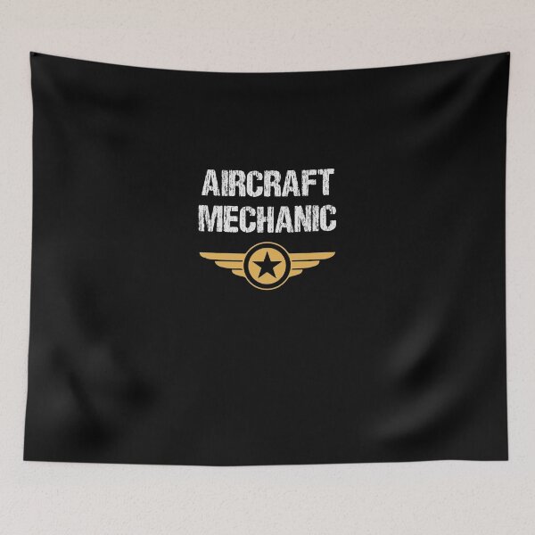 Item preview, Classic Aircraft Mechanic Wings Badge designed and sold by MarilBennett.