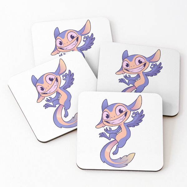 Item preview, Cute Flying Purple Dragon Alien Monster Smiling Cartoon Art designed and sold by Rupesh-Art26.