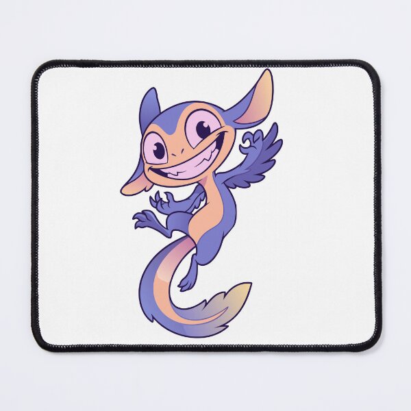 Item preview, Cute Flying Purple Dragon Alien Monster Smiling Cartoon Art designed and sold by Rupesh-Art26.