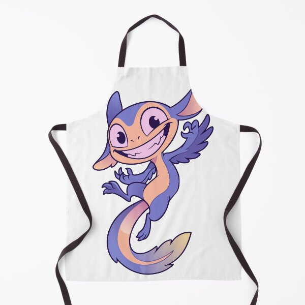 Item preview, Cute Flying Purple Dragon Alien Monster Smiling Cartoon Art designed and sold by Rupesh-Art26.
