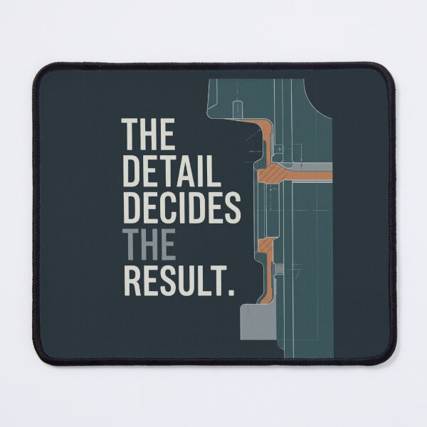 Item preview, The Detail Decides the Result Precision Mechanical Engineering designed and sold by Amr Darwish Graphic designer.