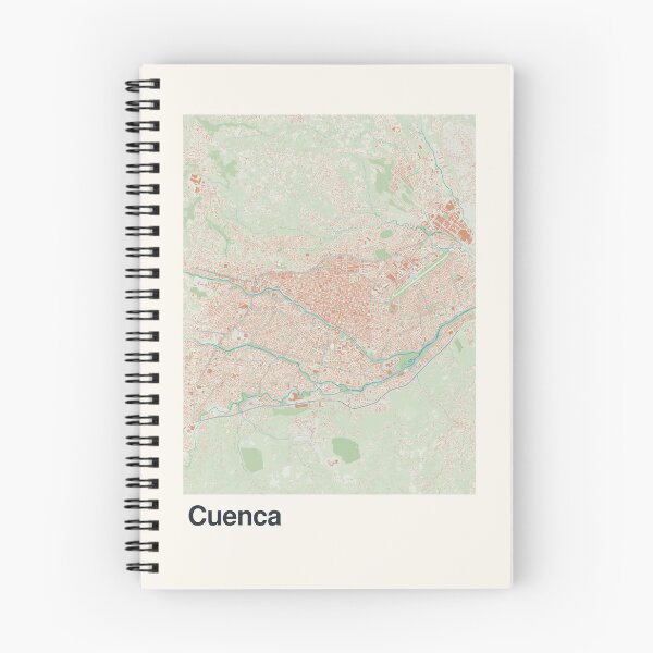 Item preview, Mapa minimalista de Cuenca designed and sold by MapsNerd.