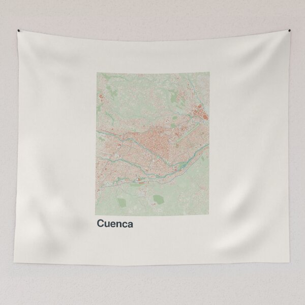 Item preview, Cuenca Minimalistic Map Art designed and sold by MapsNerd.