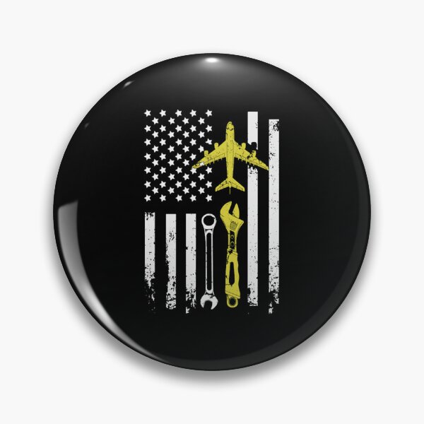 Item preview, Patriotic Aviation Wrench American Flag designed and sold by MarilBennett.