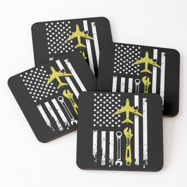 Artikelvorschau, Patriotischer Flugzeugschraubenschlüssel mit amerikanischer Flagge entworfen und verkauft von MarilBennett.