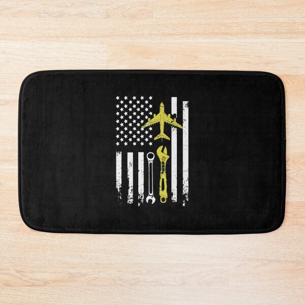 Item preview, Patriotic Aviation Wrench American Flag designed and sold by MarilBennett.