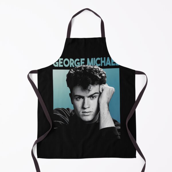 Item preview, George Michael Portrait Blue Background Pop Singer designed and sold by Spectuacular Life.