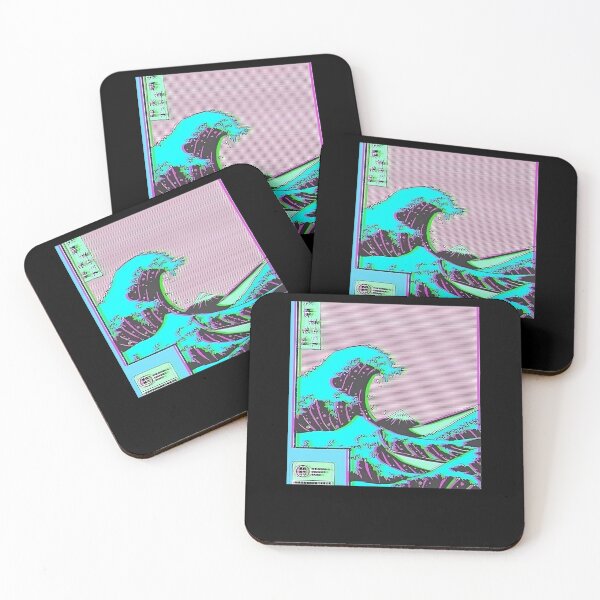 Item preview, The-Great-Wave-Off-Vaporwave-Kanagawa designed and sold by kobrynp.