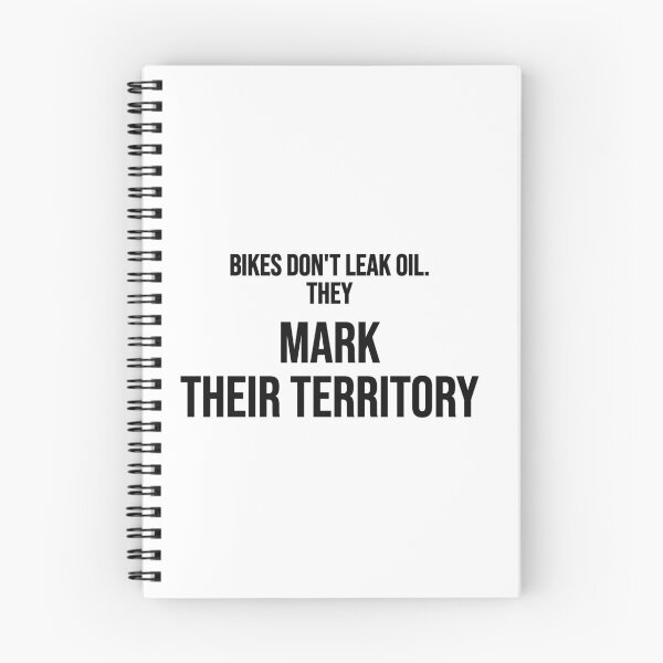 Item preview, Bikes Don't Leak Oil They Mark Their Territory Funny Biker Motorcycle T-Shirt designed and sold by low battery meme design.