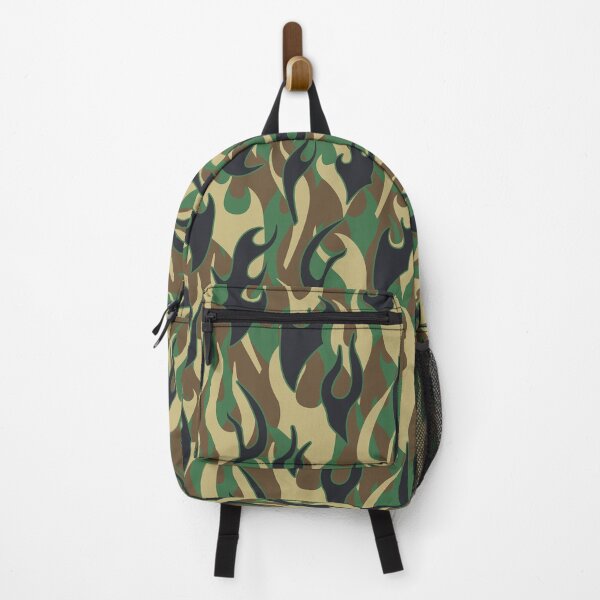 Item preview, Tribal Flame Military Camo Jungle Green Camouflage Pattern designed and sold by GrandeDuc.