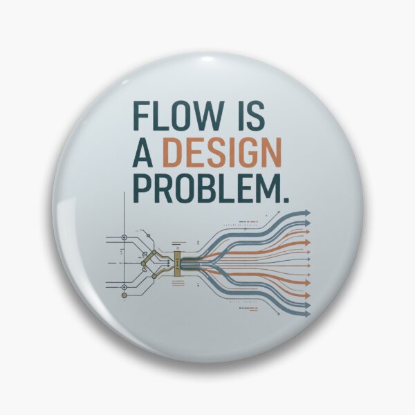 Artikelvorschau, Fluss ist ein Konstruktionsproblem – Prozessoptimierung im Industrieingenieurwesen entworfen und verkauft von Amr Darwish Graphic designer.
