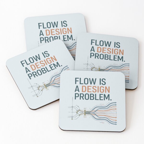 Item preview, Flow Is a Design Problem Industrial Engineering Process Optimization designed and sold by Amr Darwish Graphic designer.